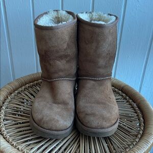 UGG Tan Shearling Boots